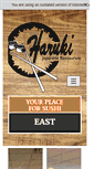Mobile Screenshot of harukisushi.com