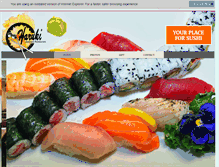 Tablet Screenshot of harukisushi.com